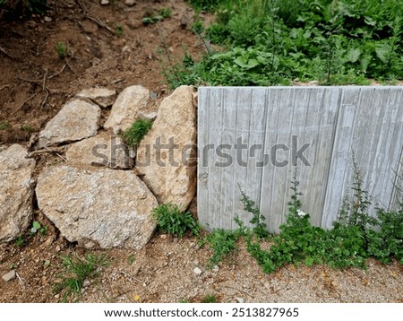 Similar – Foto Bild Gestapeltes trockenes graues Holz für den Kamin im Winter vor einer alten Scheune auf einem Bauernhof in Rudersau bei Rottenbuch im Kreis-Weilheim-Schongau in Oberbayern