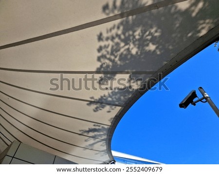 Similar – Image, Stock Photo a taut rope on the beach holding up a boat