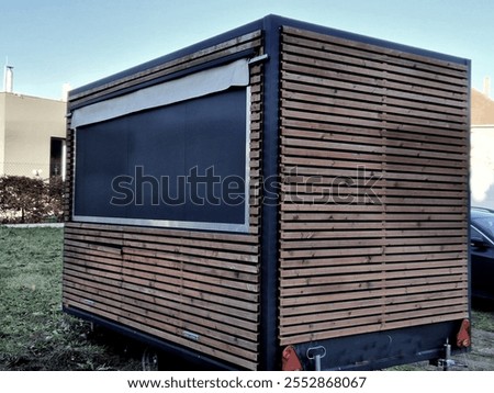 Similar – Image, Stock Photo Abandoned snack bar