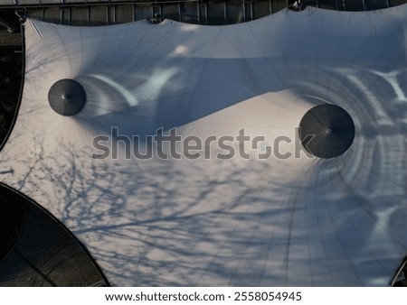 Similar – Image, Stock Photo a taut rope on the beach holding up a boat