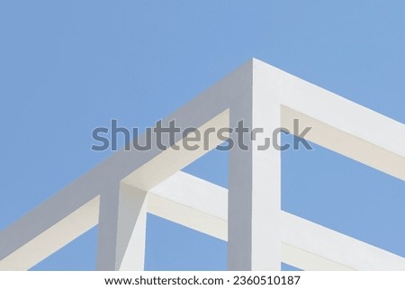 Similar – Image, Stock Photo fragment of the wall of a modern blue building