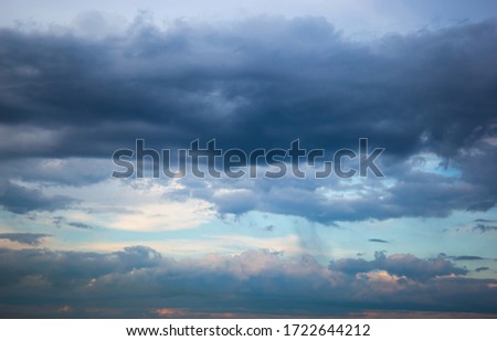 Dramatic sky with clouds after a thunderstorm. ストックフォト © 