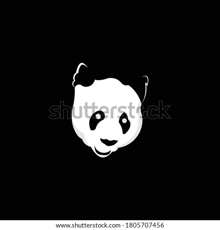 Panda logo design vector illustration