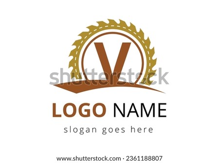 Letter V Carpenter Logo Design Vector Template.
woodworking logo design. Font emblem