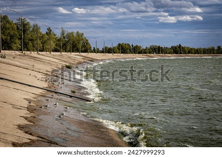 Similar – Image, Stock Photo Coastal protection on the Baltic Sea beach