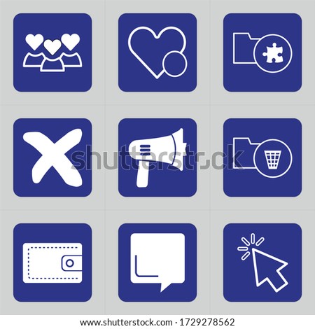 Set of 9 icons such as love, healthy, heart care, heart, care, romantic, circle, favorite, life