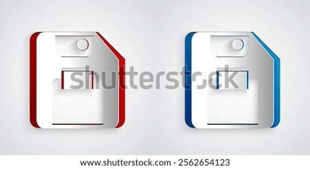 Similar – Image, Stock Photo Floppy Disk | Paper illustration of a floppy disk for storing data