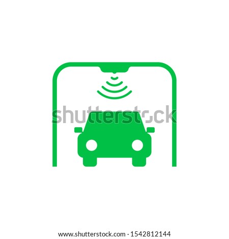 toll checkpoint gate like freeway icon. flat simple trend modern check point green logotype graphic design isolated on white background. concept of transport illustration for express road station