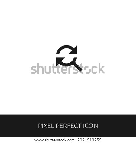 Find Replace Pixel Perfect Icon for Web, App, Presentation. editable outline style. simple icon vector eps 10