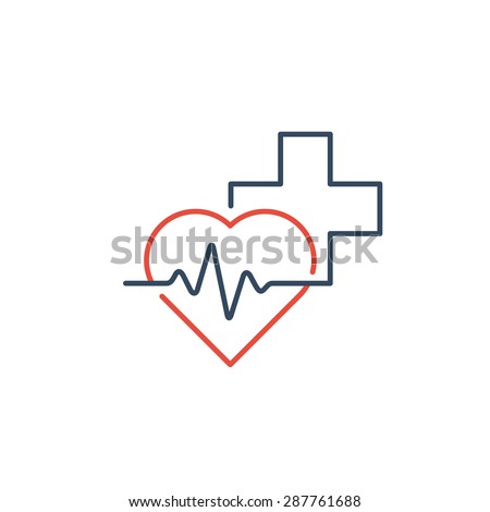 Medical logo. Pharmacy, drugstore, health care center, diagnostics services