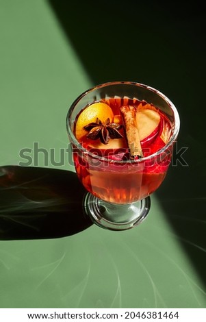 Similar – Image, Stock Photo Hot mulled wine at the Christmas market