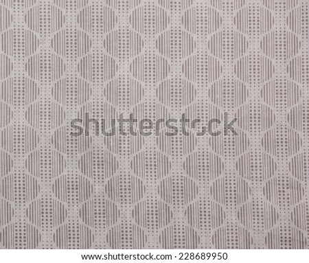 Printed cloth background with vintage oval pattern  for scrapbooking and greeting cards