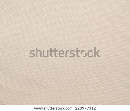 Natural cloth cotton texture background swatch for fashion design white ivory color