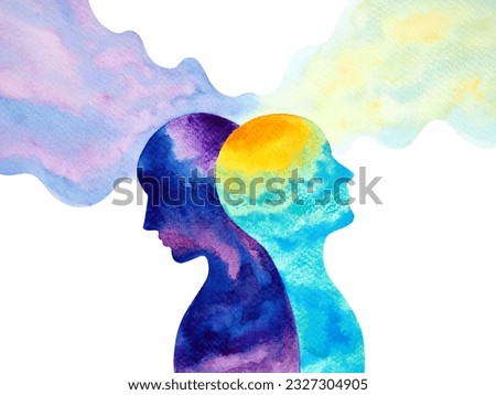 Similar – Image, Stock Photo bipolar disorder