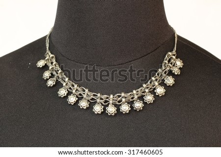 Thailand silver necklace