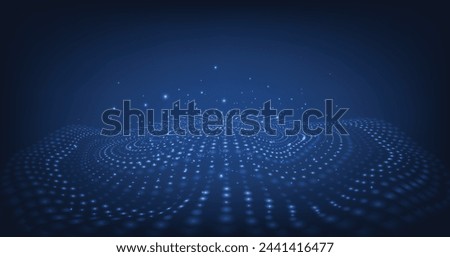 Big data visualization graphic concept.Vector big data visualization.Wave Lines moving towards of middle point. Futuristic infographic vector illustration. Big data Abstract Technology 
background.