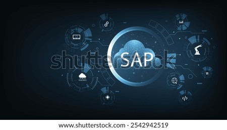 Systems Applications and Products (SAP )concept. 
 Business process automation software.	