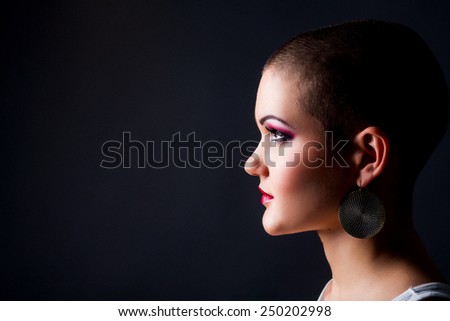 woman beauty face makeup
