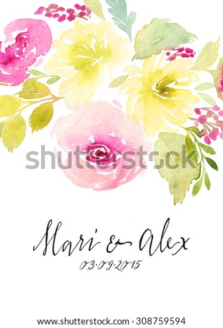 Laughing girl with a bouquet of flowers. White and pink peonies in a bouquet.
