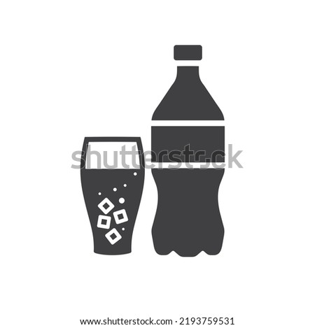 illustration of soft drink, vector art.