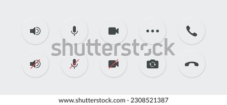 Chatting in Internet. Silhouette, black, internet communication. Vector icons.