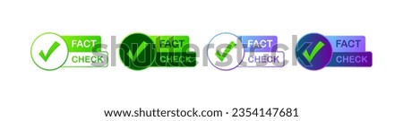 Fast check sign. Flat, color, checkmark sign, Fast check checkmark. Vector icons
