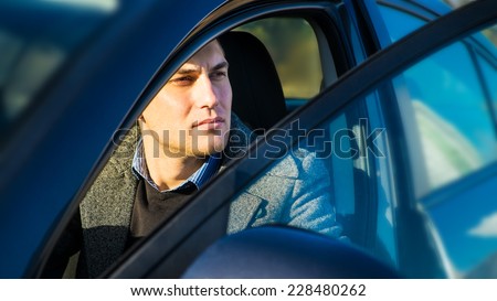 The young man behind the wheel
