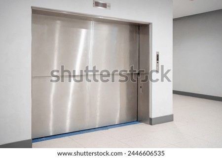 Similar – Image, Stock Photo Freight elevators in a historic Berkwerk.