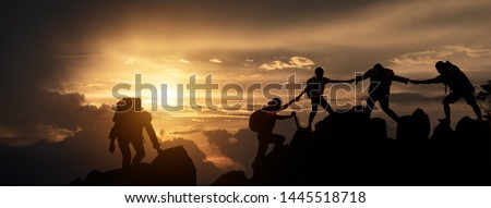 Similar – Foto Bild Wanderung mit beschränkter Aussicht über dem Achensee in Tirol in Österreich