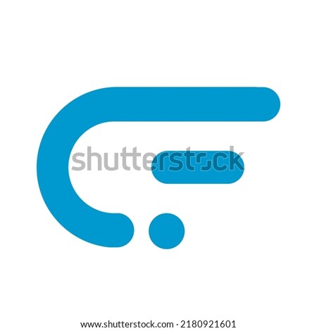 Initial Letter CF or EF Logo, Branding and Technology. Flat Vector Logo Design Template Elements. Foto stock © 