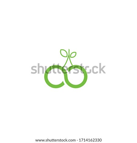 
cheri infinity ,logo,icon,vector,illustration,line art simple and modern
