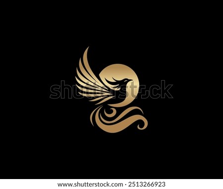 PHOENIX vector logo template designs silhouette