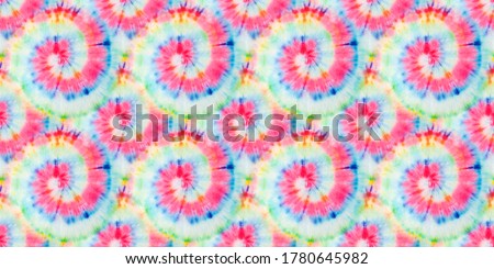 Tie Dye Spiral. Beautiful Watercolor Dirty Art. Swirled Aquarelle Pattern. Bright Seamless Design. Tie and Dye. Swirled Spiral Illustration. Rainbow Fashion Tie Dye. Artistic Print.