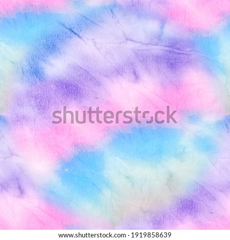 Seamless Pattern. Artistic Effect. Tie Dye Striped Pattern. Geode Slice and Cosmic Colors. Vibrant Acrylic Background. Seamless Fashion Kaleidoscope. Trendy Aquarelle Tie Dye.