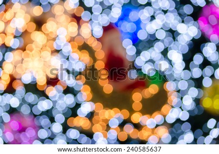 full color bokeh abstract background