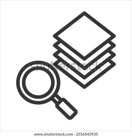 Elements Control Outline Icon Vector Illustration