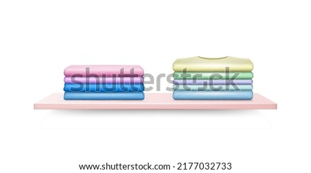 Similar – Image, Stock Photo Shirt Pile T-shirts Shirts