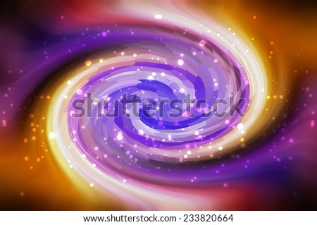 Abstract multicolored background. Spiral galaxy