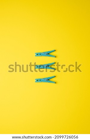 Similar – Image, Stock Photo colored plastic clothespins illuminated