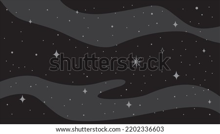 stars pattern on black background with fantasy feel