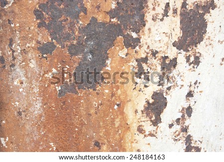 stainless steel large steel plate surface rust nature is beautiful in art good art by nature