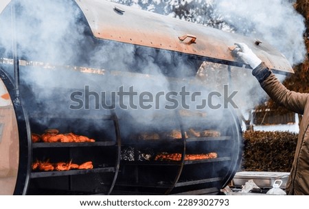 Similar – Image, Stock Photo Smokers