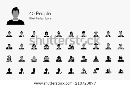 People Pixel Perfect Icons