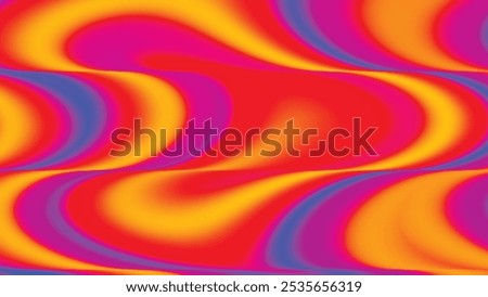 Abstract colorful neon gradient background. Dynamic 3D background with smooth abstract shapes, bright red and orange gradients, soft lighting. Multicolored blurred transition. For banner, poster, cove