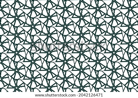 Geometric pattern for multiple usage. Repeating geometric tiles with linear triangles. Vector illustration Сток-фото © 