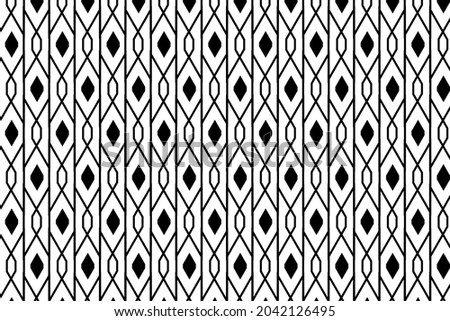 Geometric pattern for multiple usage. Repeating geometric tiles with linear triangles. Vector illustration Сток-фото © 