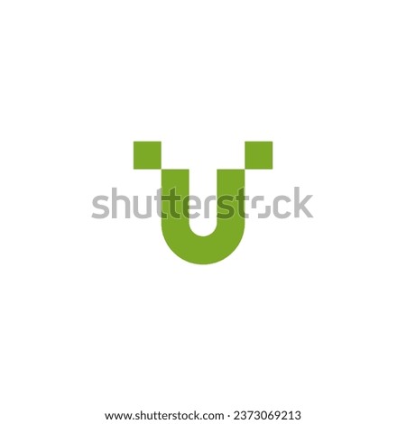 illustration vector graphic of letter tu logo