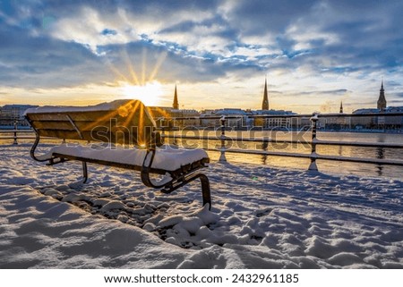 Similar – Image, Stock Photo at the Alster Hamburg Tree