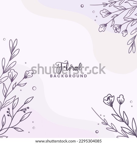 Similar – Image, Stock Photo Floral background with purple blooming tulips  at pink background