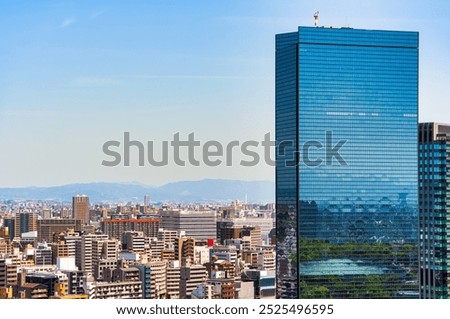 Similar – Image, Stock Photo Upper floors and observation deck of a vintage residential skyscraper